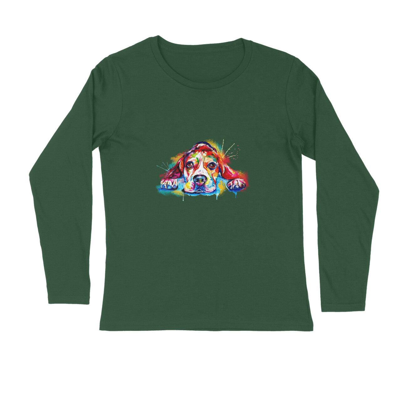 Stepevoli Clothing - Full Sleeves Round Neck (Men) - Droopy Dog Eyes (7 Colours)