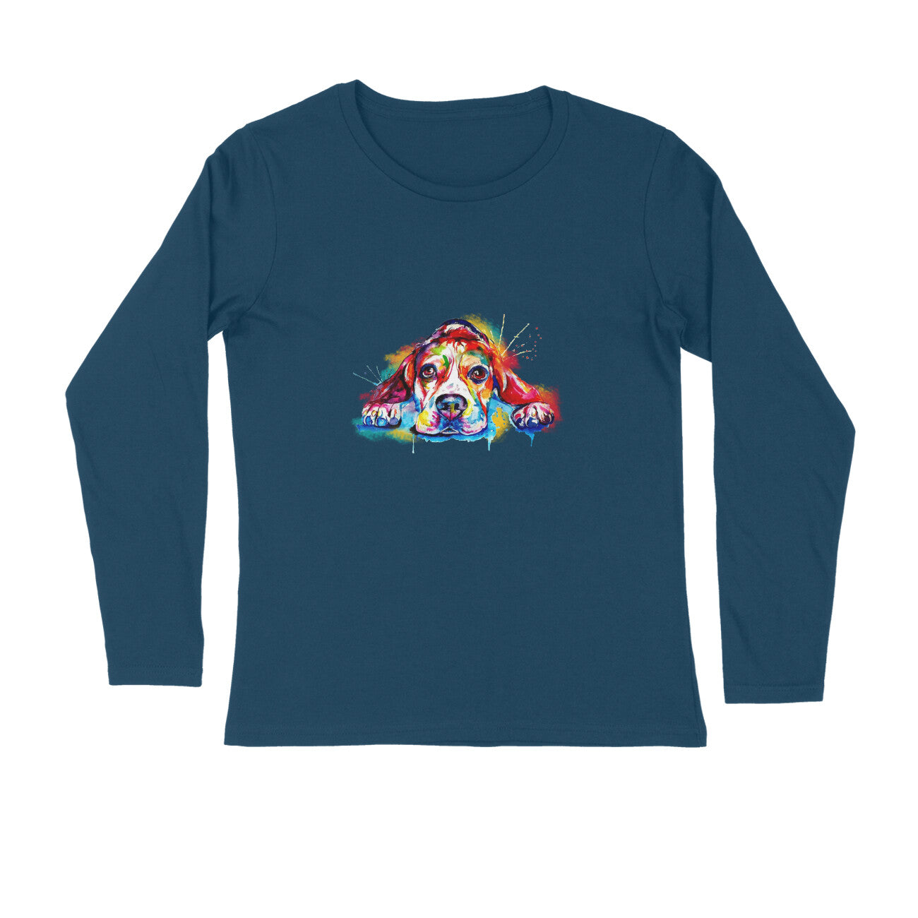 Stepevoli Clothing - Full Sleeves Round Neck (Men) - Droopy Dog Eyes (7 Colours)