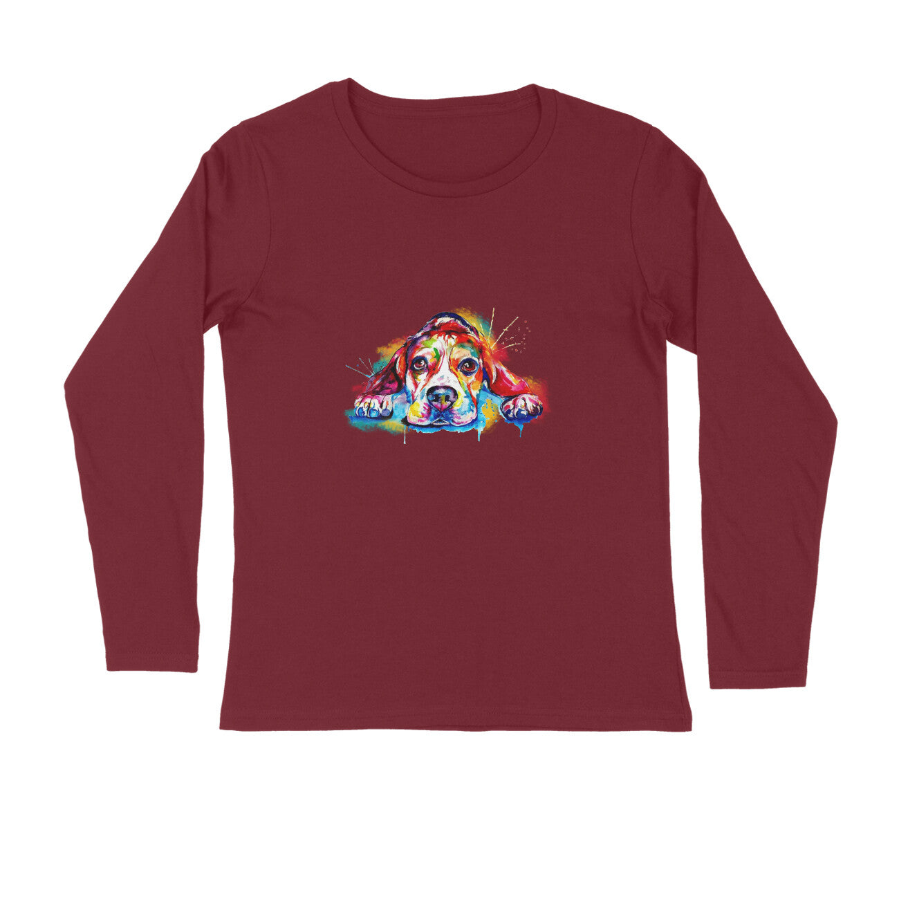Stepevoli Clothing - Full Sleeves Round Neck (Men) - Droopy Dog Eyes (7 Colours)