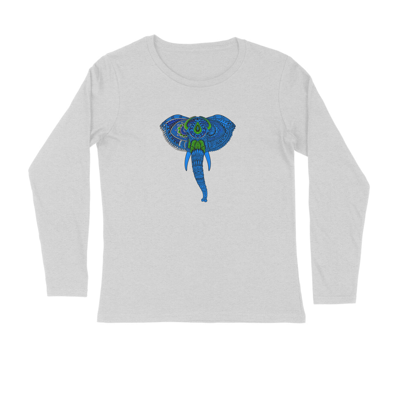 Stepevoli Clothing - Full Sleeves Round Neck (Men) - Elephantastic (7 Colours)