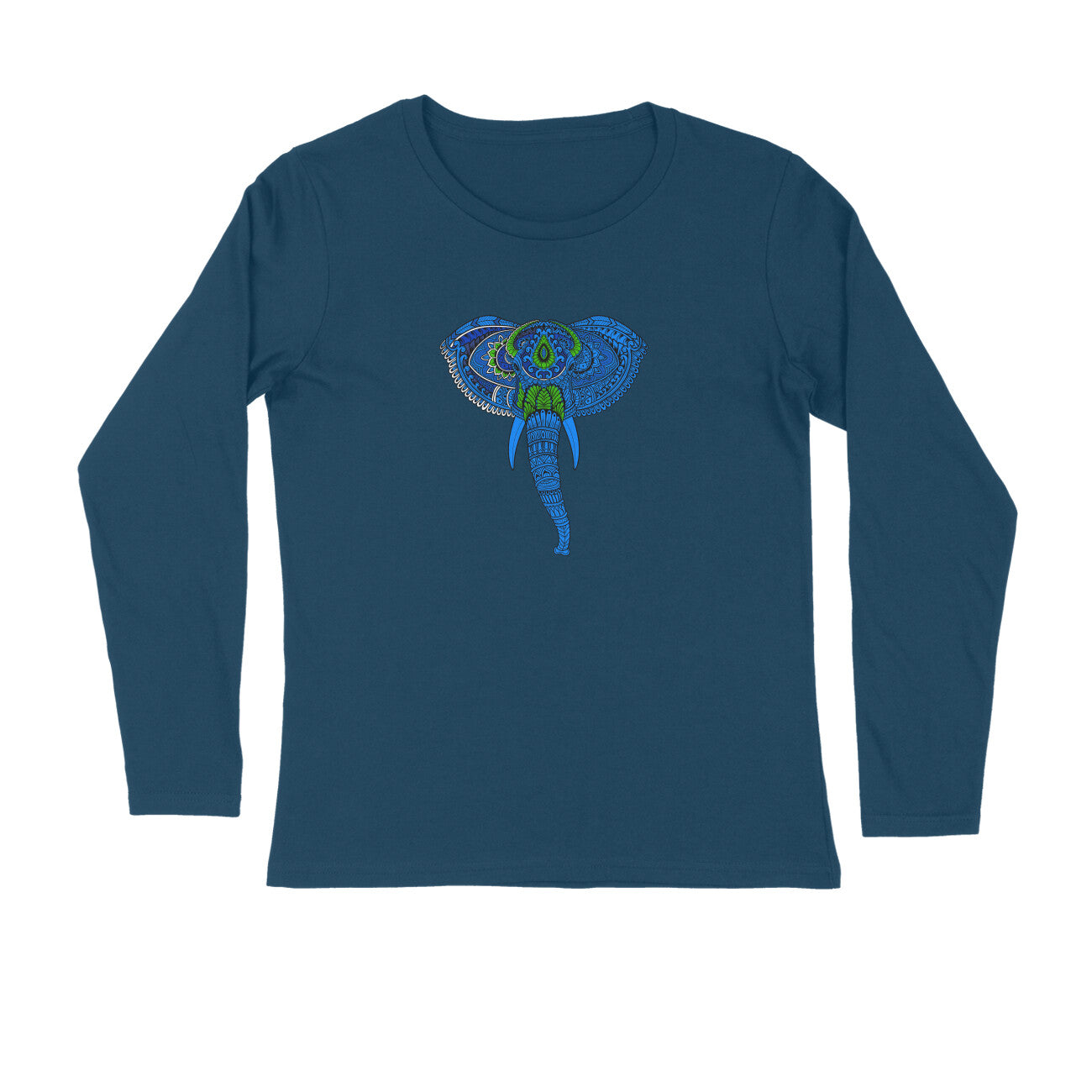 Stepevoli Clothing - Full Sleeves Round Neck (Men) - Elephantastic (7 Colours)