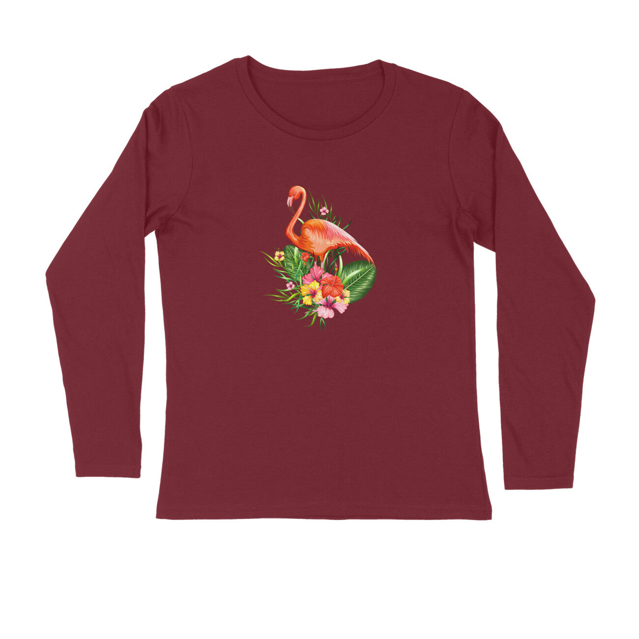 Stepevoli Clothing - Full Sleeves Round Neck (Men) - Fashionable Flamingo (7 Colours)