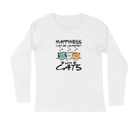 Stepevoli Clothing - Full Sleeves Round Neck (Men) - Feline Happy (3 Colours)