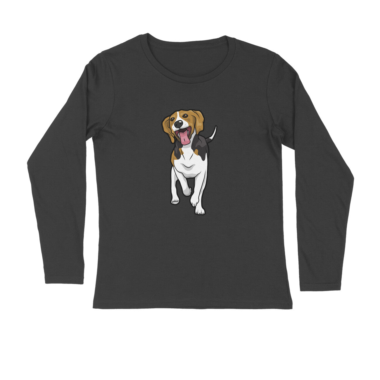 Stepevoli Clothing - Full Sleeves Round Neck (Men) - Fun Loving Beagle (7 Colours)
