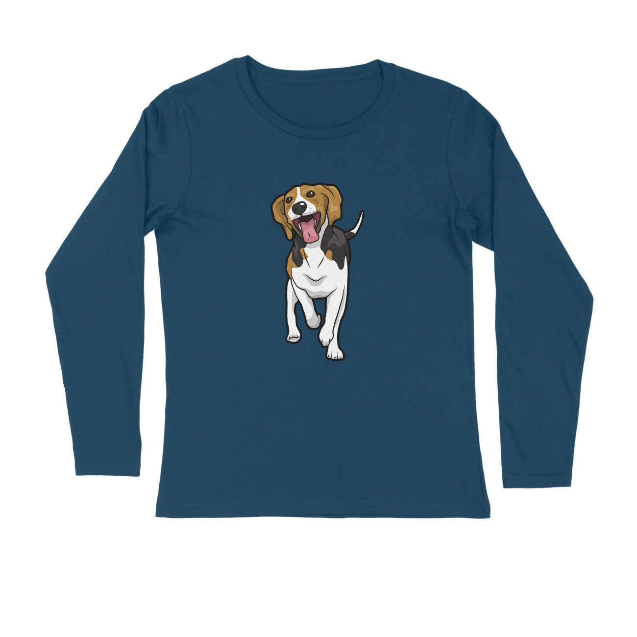 Stepevoli Clothing - Full Sleeves Round Neck (Men) - Fun Loving Beagle (7 Colours)