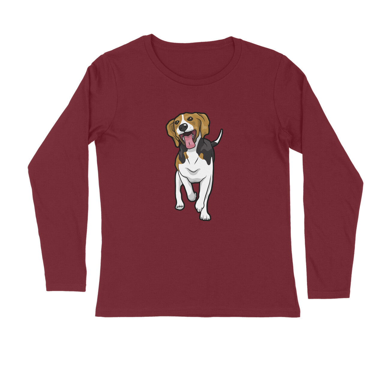 Stepevoli Clothing - Full Sleeves Round Neck (Men) - Fun Loving Beagle (7 Colours)