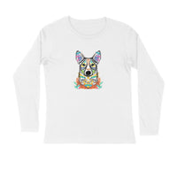 Stepevoli Clothing - Full Sleeves Round Neck (Men) - Happy Corgi (6 Colours)