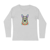 Stepevoli Clothing - Full Sleeves Round Neck (Men) - Happy Corgi (6 Colours)