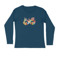 Stepevoli Clothing - Full Sleeves Round Neck (Men) - Infinity Cat Love (7 Colours)