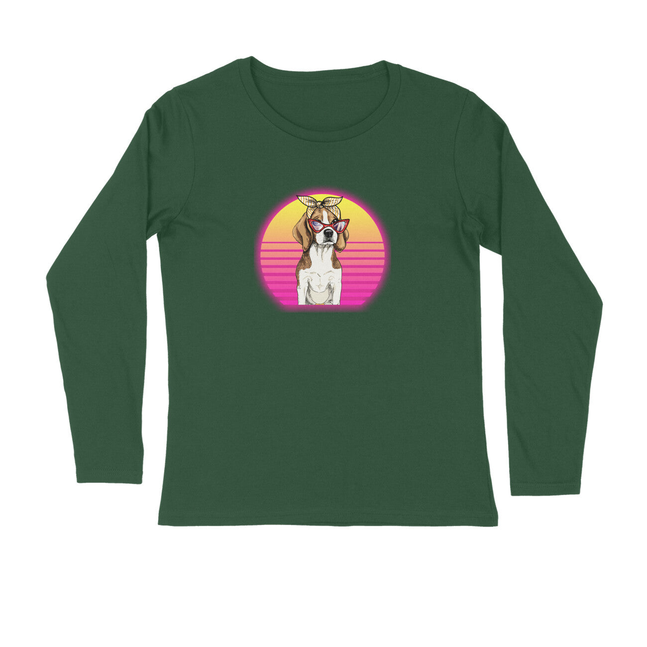 Stepevoli Clothing - Full Sleeves Round Neck (Men) - Lil Miss Beagle (7 Colours)