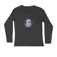 Stepevoli Clothing - Full Sleeves Round Neck (Men) - Little Meowmaid Cat (7 Colours)