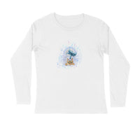 Stepevoli Clothing - Full Sleeves Round Neck (Men) - Little Meowmaid Cat (7 Colours)
