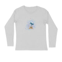 Stepevoli Clothing - Full Sleeves Round Neck (Men) - Little Meowmaid Cat (7 Colours)
