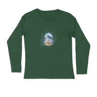 Stepevoli Clothing - Full Sleeves Round Neck (Men) - Little Meowmaid Cat (7 Colours)