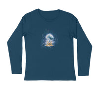 Stepevoli Clothing - Full Sleeves Round Neck (Men) - Little Meowmaid Cat (7 Colours)