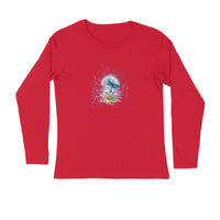 Stepevoli Clothing - Full Sleeves Round Neck (Men) - Little Meowmaid Cat (7 Colours)
