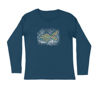 Stepevoli Clothing - Full Sleeves Round Neck (Men) - Little Tamasaba Goldfish (7 Colours)