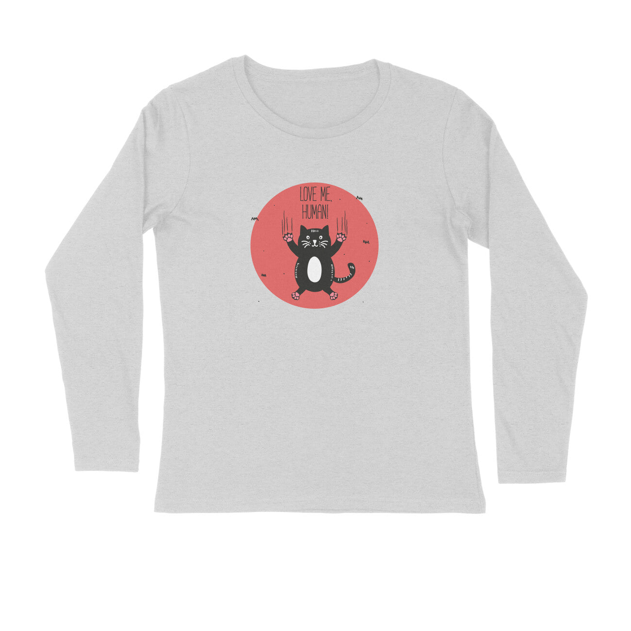 Stepevoli Clothing - Full Sleeves Round Neck (Men) - Love Me, Human (6 Colours)