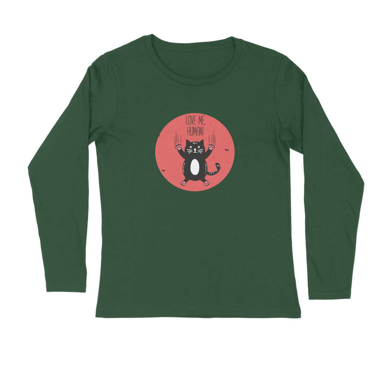 Stepevoli Clothing - Full Sleeves Round Neck (Men) - Love Me, Human (6 Colours)