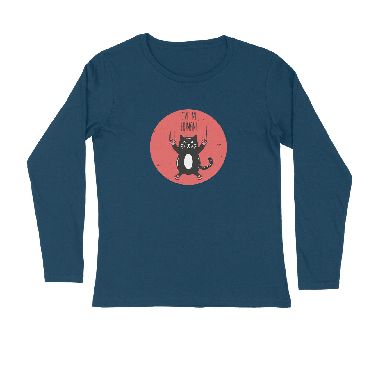 Stepevoli Clothing - Full Sleeves Round Neck (Men) - Love Me, Human (6 Colours)