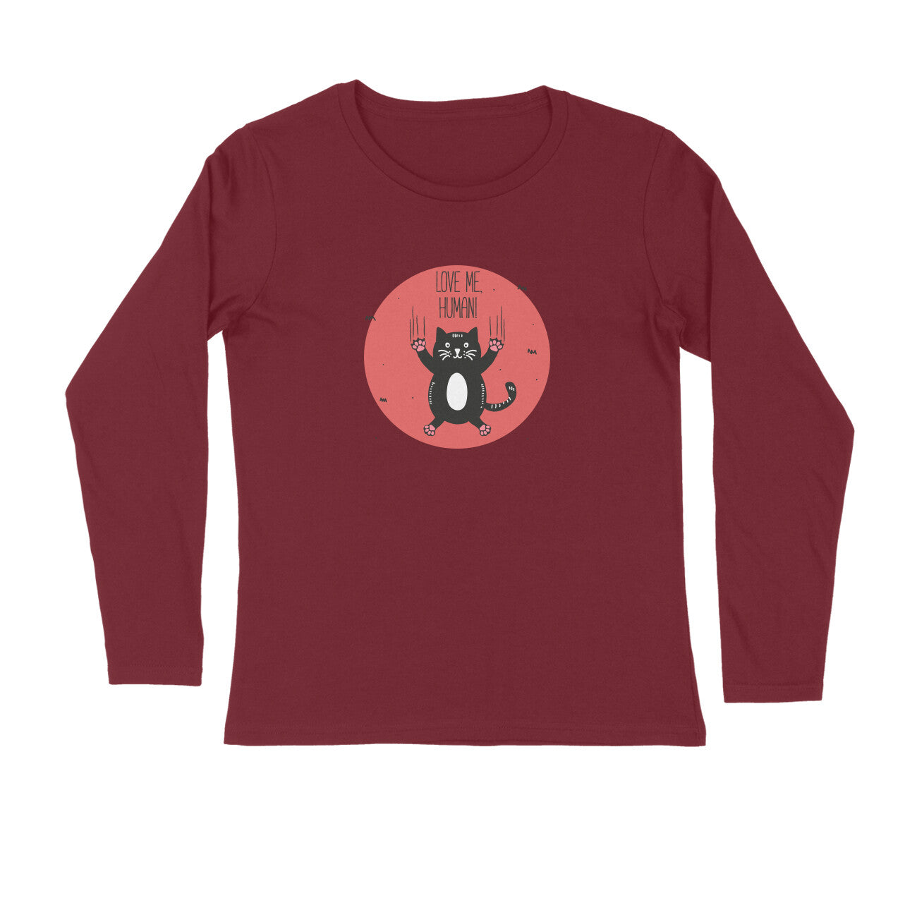 Stepevoli Clothing - Full Sleeves Round Neck (Men) - Love Me, Human (6 Colours)
