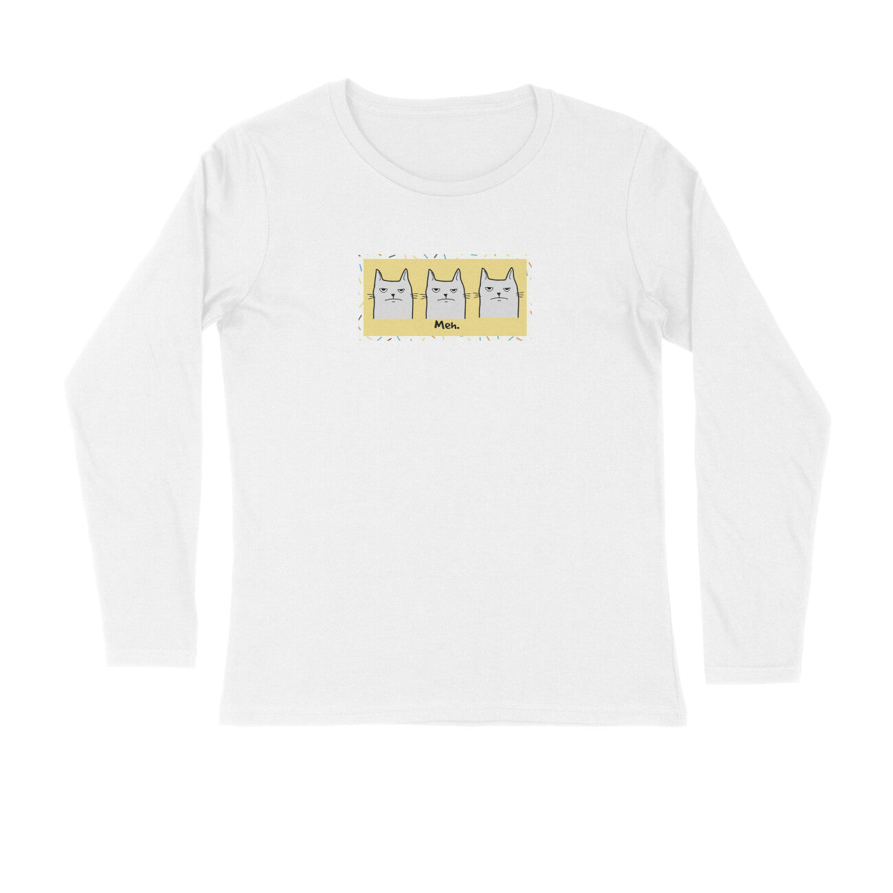 Stepevoli Clothing - Full Sleeves Round Neck (Men) - Meh Mondays (7 Colours)