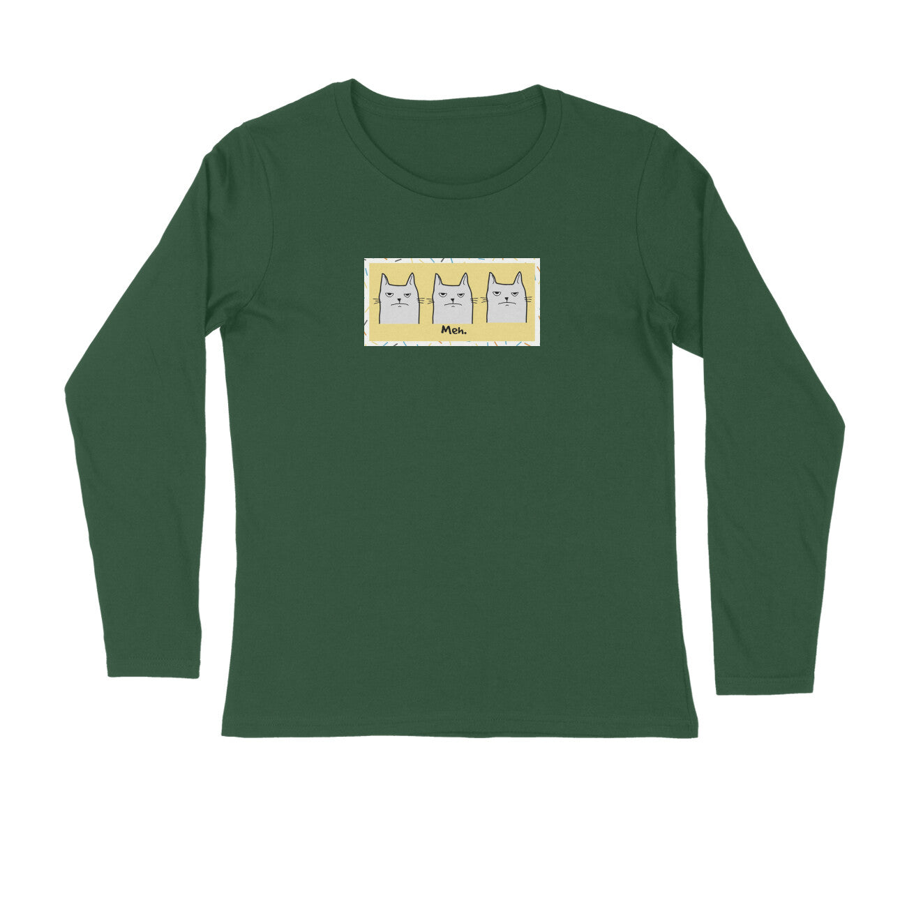 Stepevoli Clothing - Full Sleeves Round Neck (Men) - Meh Mondays (7 Colours)