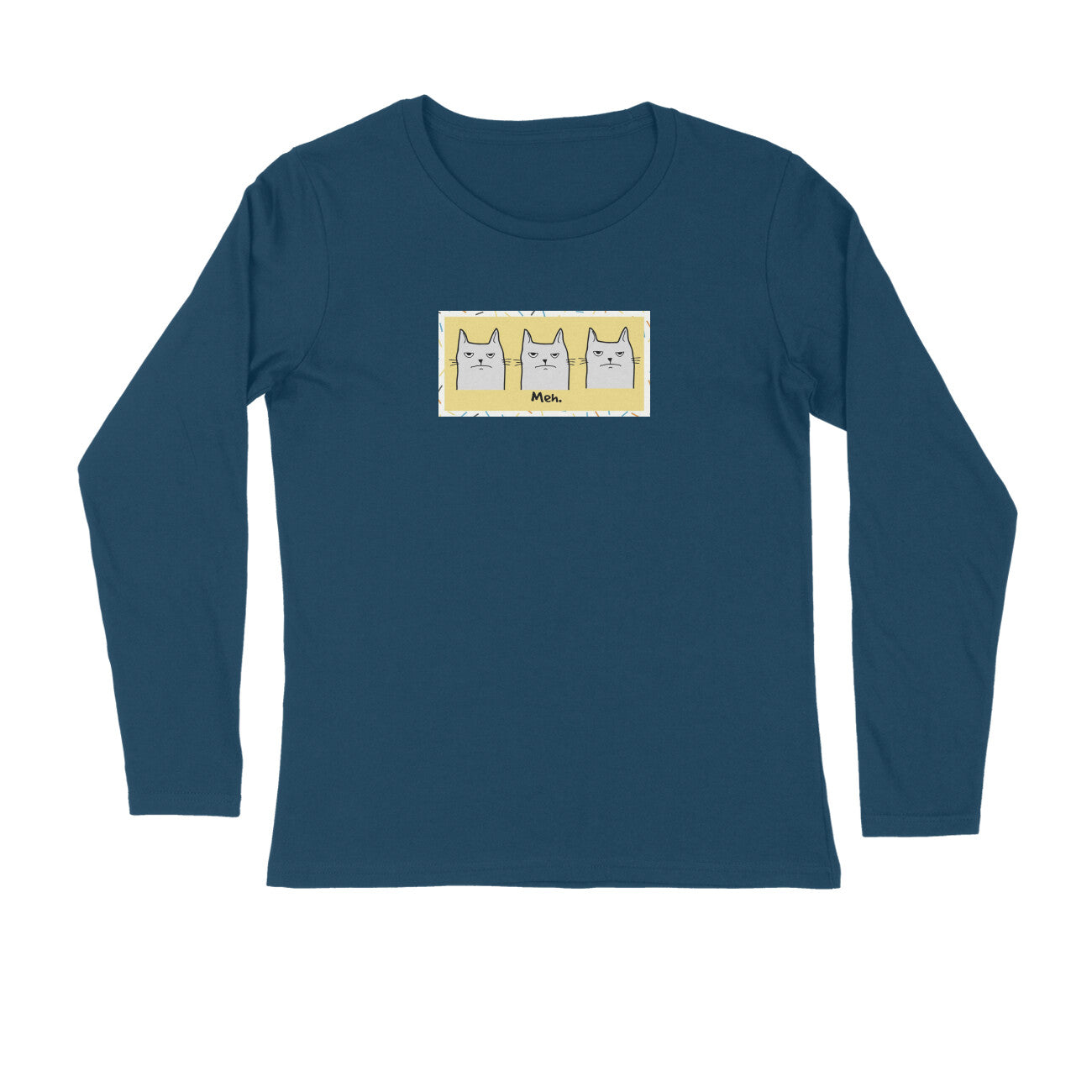 Stepevoli Clothing - Full Sleeves Round Neck (Men) - Meh Mondays (7 Colours)