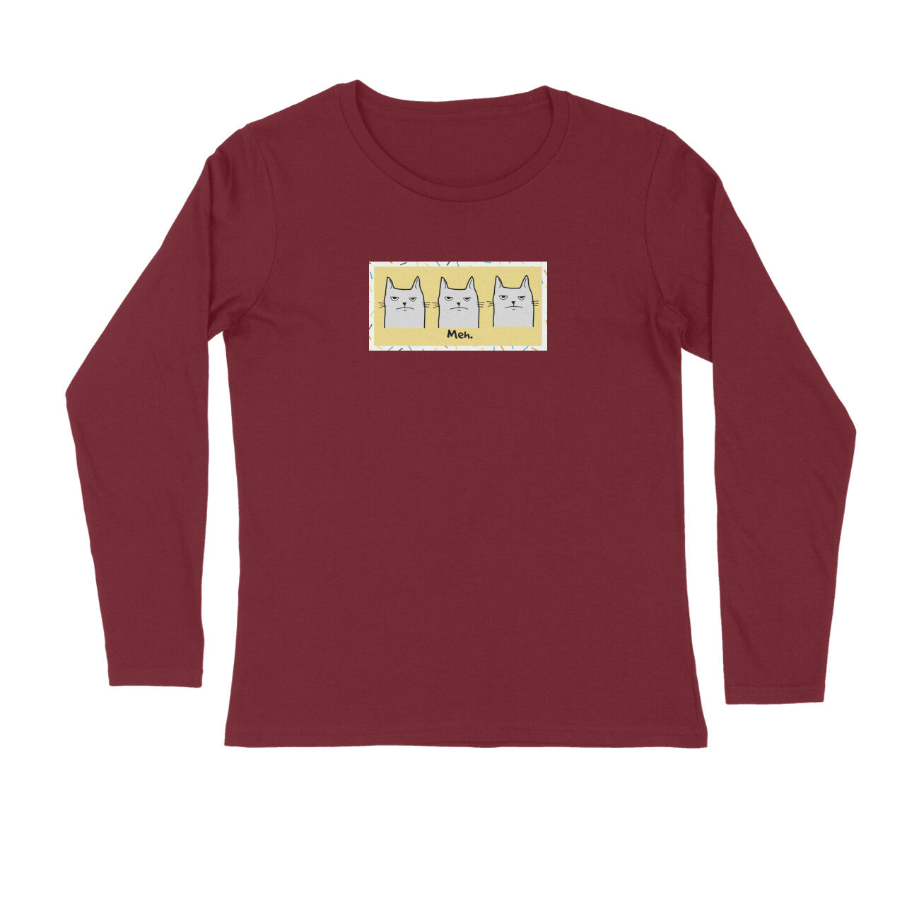 Stepevoli Clothing - Full Sleeves Round Neck (Men) - Meh Mondays (7 Colours)