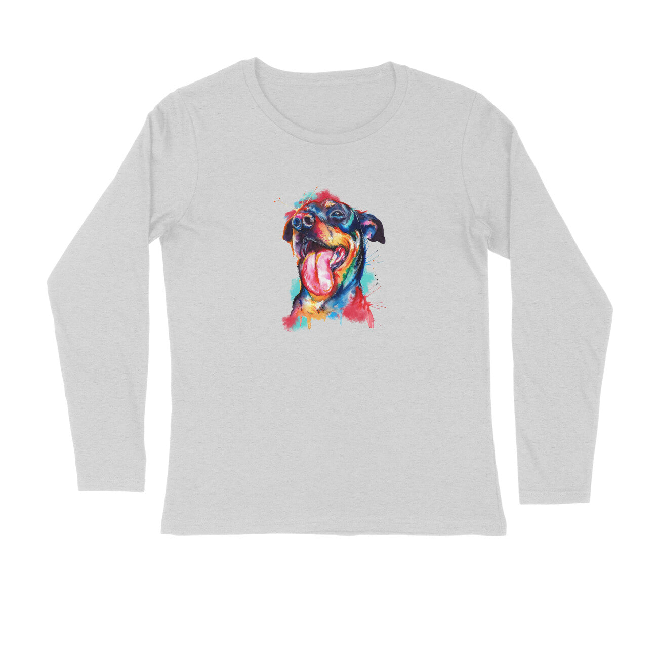 Stepevoli Clothing - Full Sleeves Round Neck (Men) - Pawfectly Bright Hound (6 Colours)