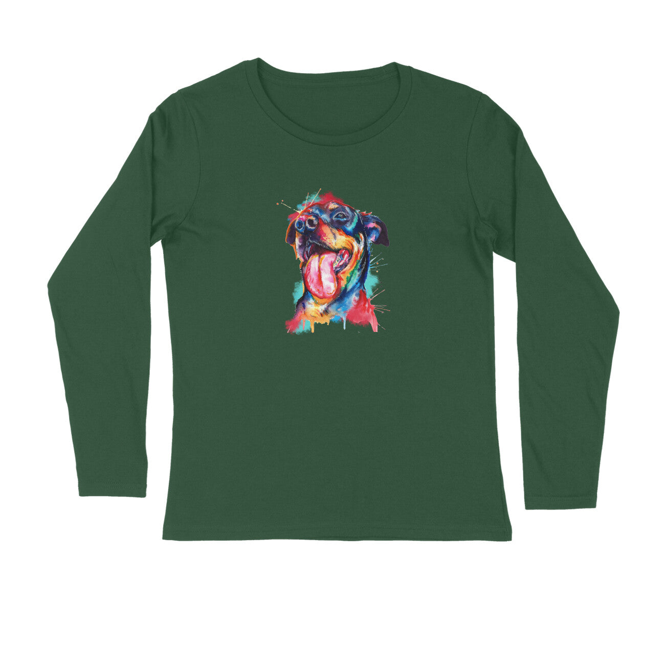 Stepevoli Clothing - Full Sleeves Round Neck (Men) - Pawfectly Bright Hound (6 Colours)