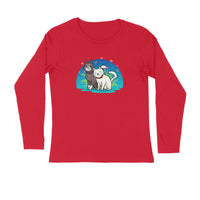 Stepevoli Clothing - Full Sleeves Round Neck (Men) - Pawsitively Adorable Cats (7 Colours)