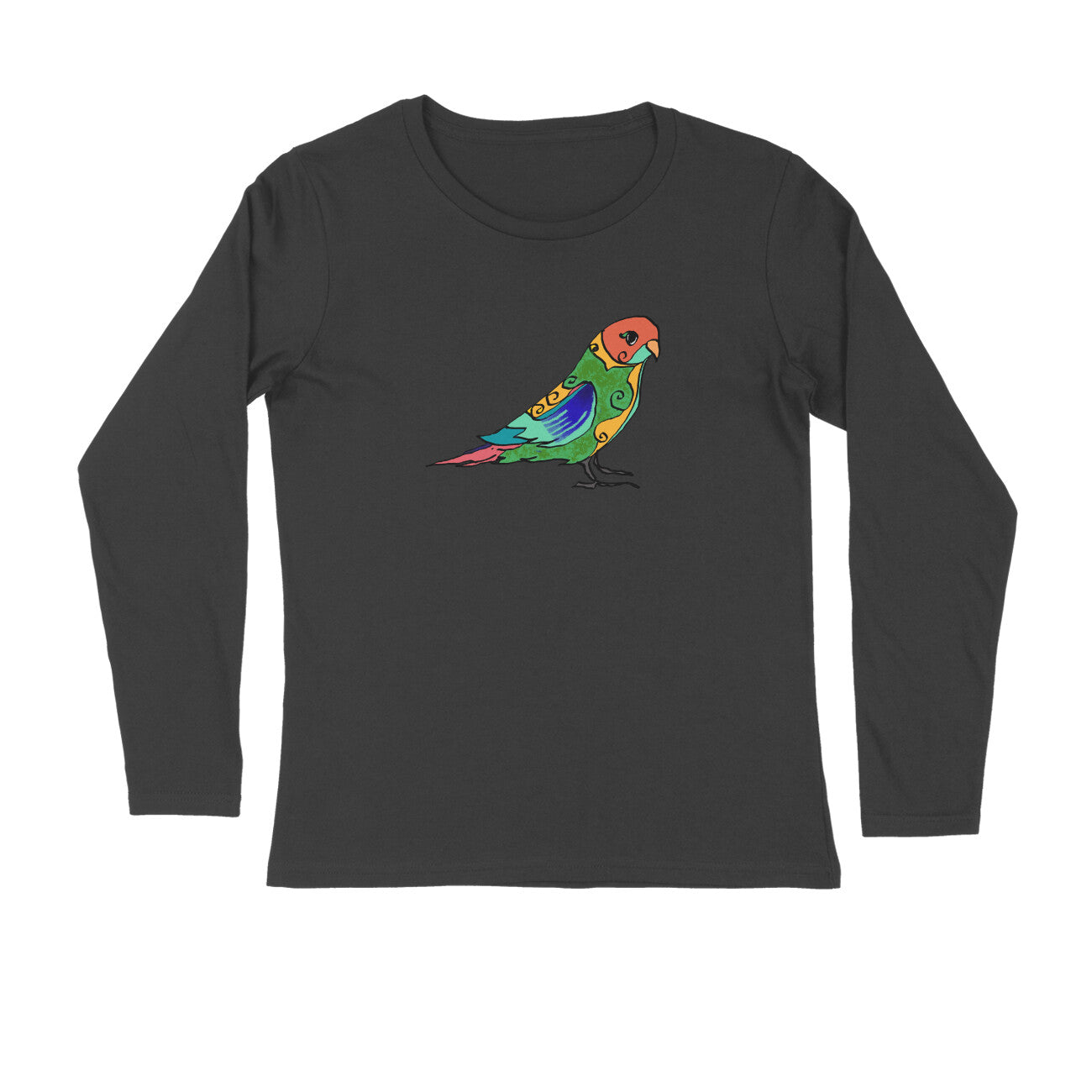 Stepevoli Clothing - Full Sleeves Round Neck (Men) - Pretty Jandaya Parakeet (7 Colours)