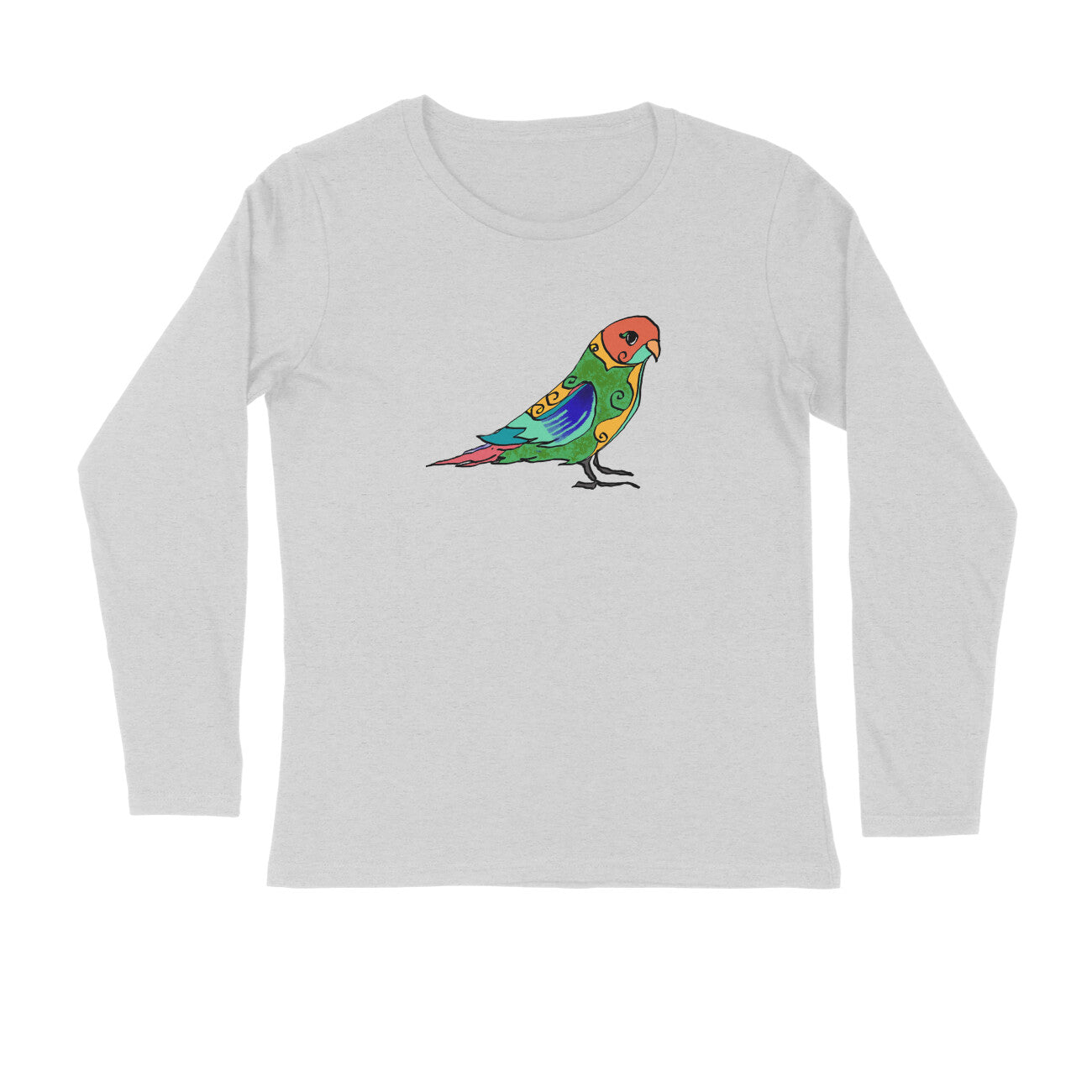 Stepevoli Clothing - Full Sleeves Round Neck (Men) - Pretty Jandaya Parakeet (7 Colours)