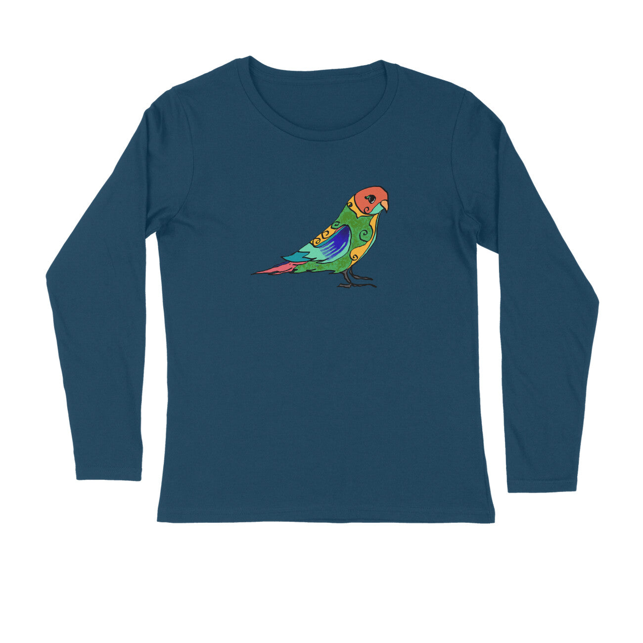 Stepevoli Clothing - Full Sleeves Round Neck (Men) - Pretty Jandaya Parakeet (7 Colours)
