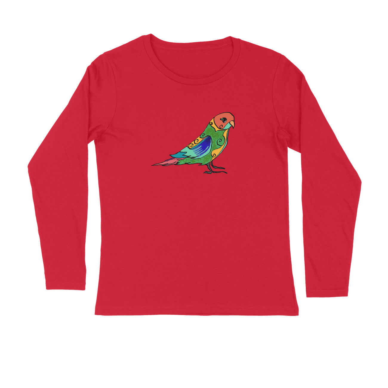 Stepevoli Clothing - Full Sleeves Round Neck (Men) - Pretty Jandaya Parakeet (7 Colours)