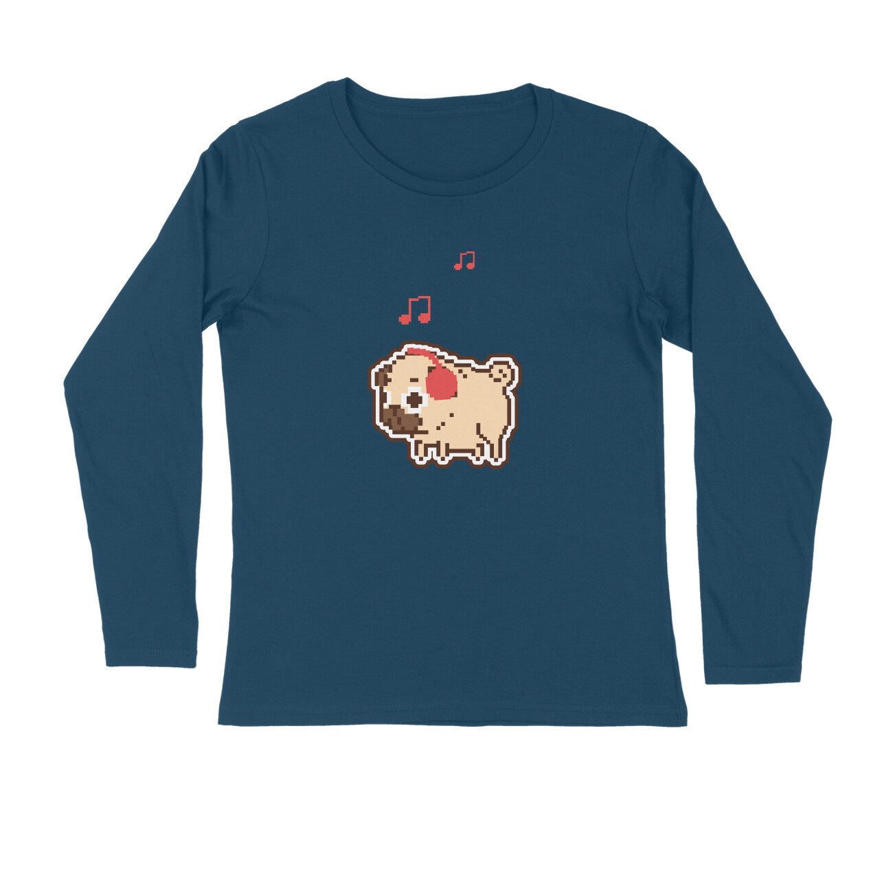 Stepevoli Clothing - Full Sleeves Round Neck (Men) - Puggy Baby (6 Colours)