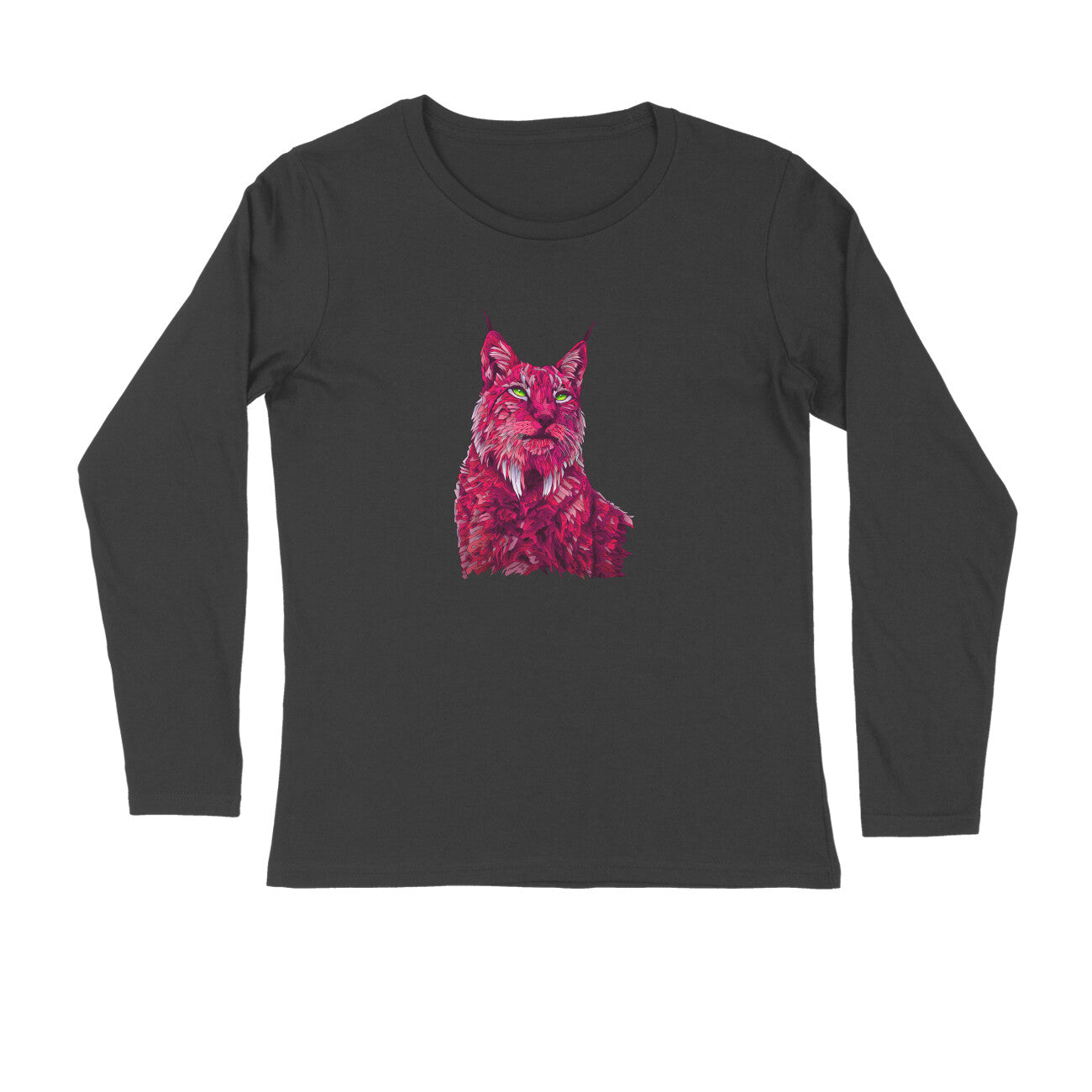 Stepevoli Clothing - Full Sleeves Round Neck (Men) - Roar Of The Fuchsia Lion (6 Colours)