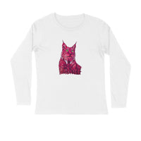 Stepevoli Clothing - Full Sleeves Round Neck (Men) - Roar Of The Fuchsia Lion (6 Colours)