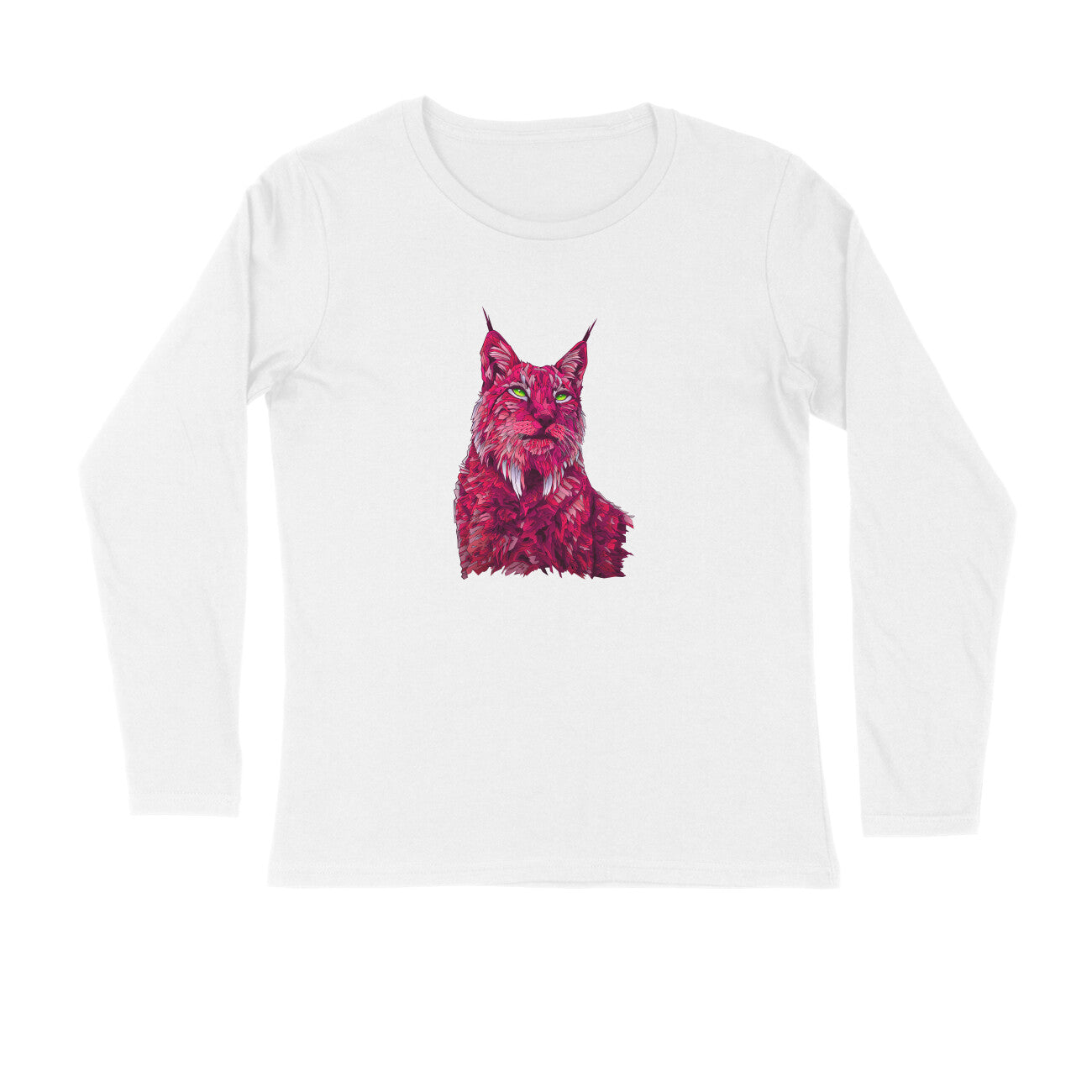 Stepevoli Clothing - Full Sleeves Round Neck (Men) - Roar Of The Fuchsia Lion (6 Colours)