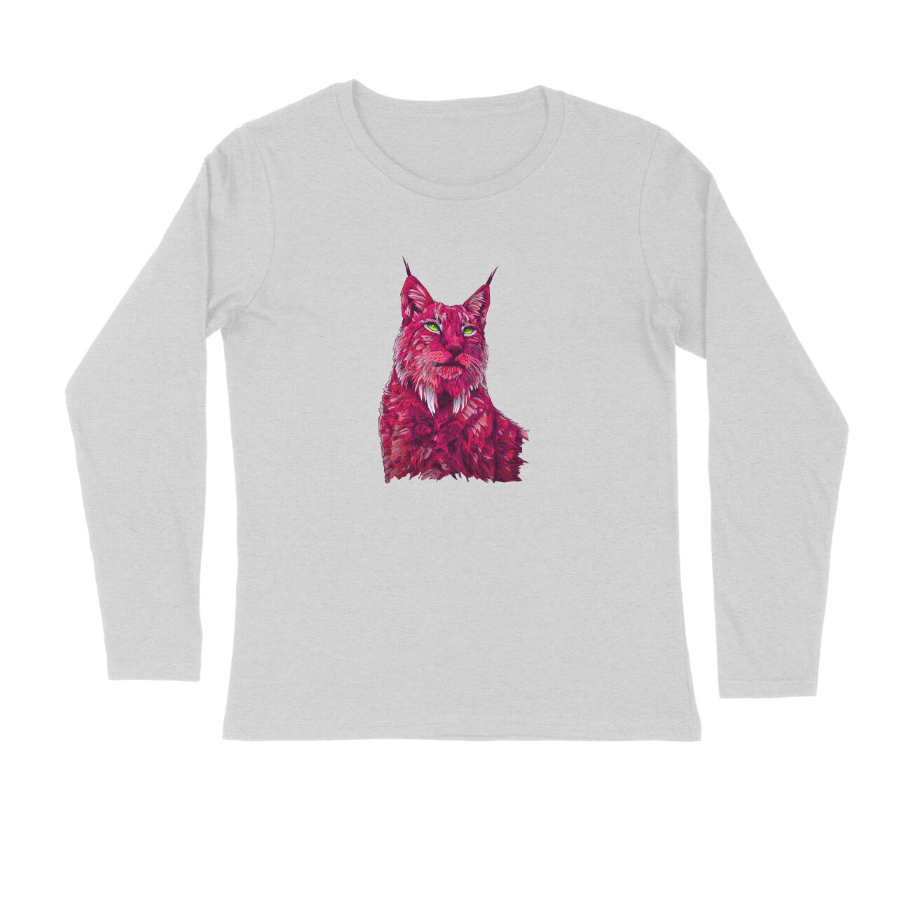 Stepevoli Clothing - Full Sleeves Round Neck (Men) - Roar Of The Fuchsia Lion (6 Colours)
