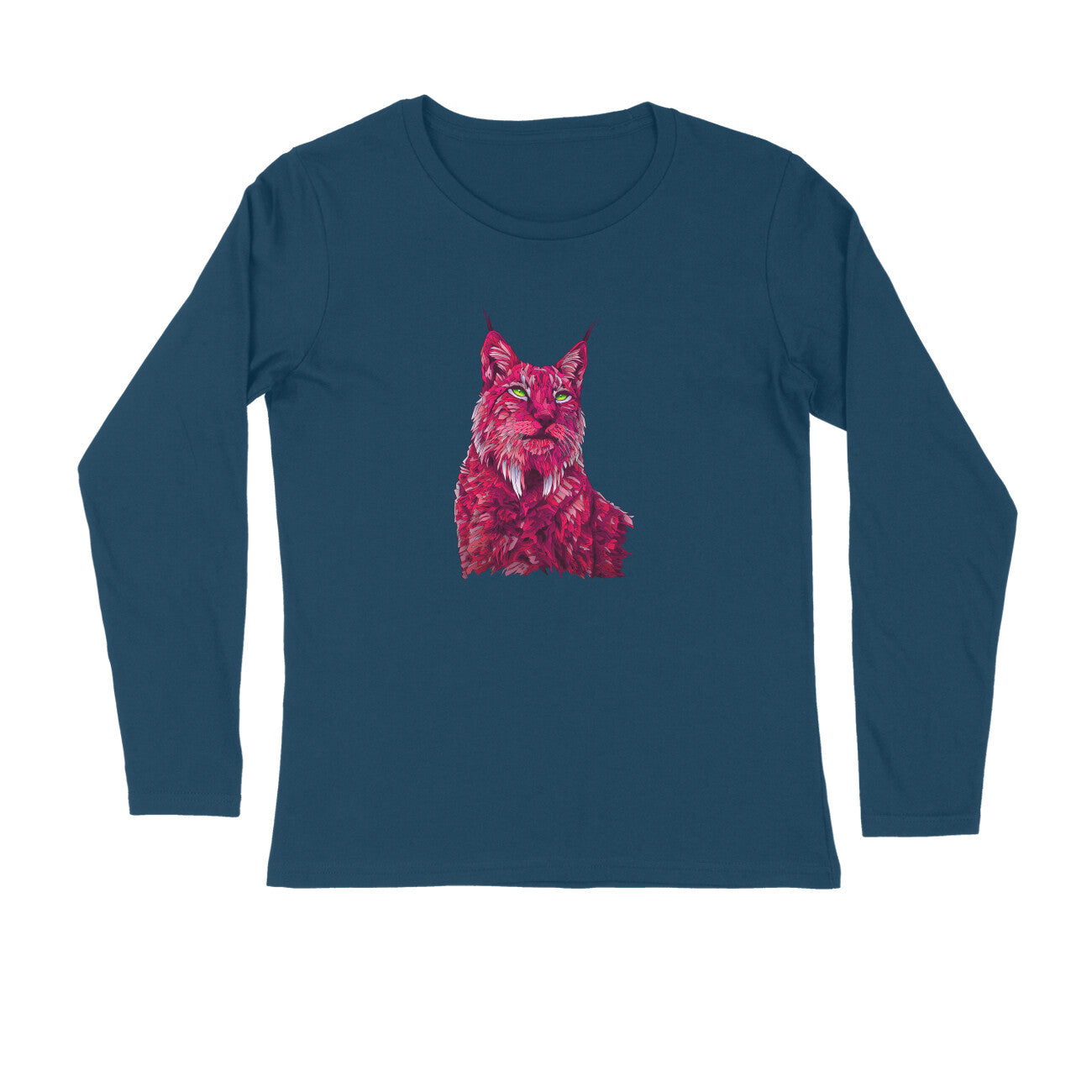 Stepevoli Clothing - Full Sleeves Round Neck (Men) - Roar Of The Fuchsia Lion (6 Colours)