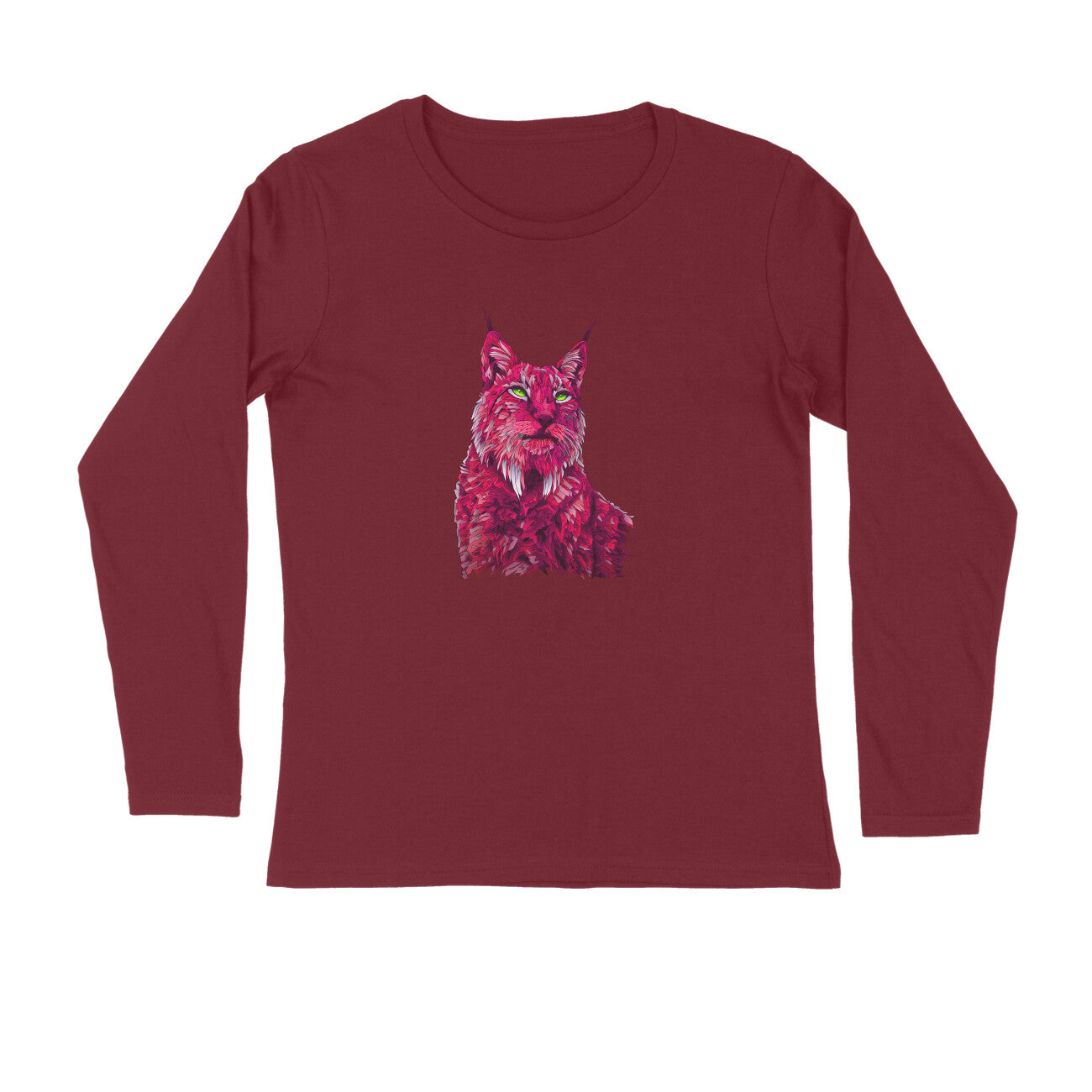 Stepevoli Clothing - Full Sleeves Round Neck (Men) - Roar Of The Fuchsia Lion (6 Colours)