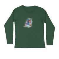 Stepevoli Clothing - Full Sleeves Round Neck (Men) - Russian Blue Sparkle Cat (5 Colours)