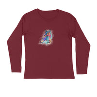 Stepevoli Clothing - Full Sleeves Round Neck (Men) - Russian Blue Sparkle Cat (5 Colours)