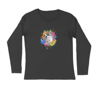 Stepevoli Clothing - Full Sleeves Round Neck (Men) - Splashes Of Joy Puppy (7 Colours)