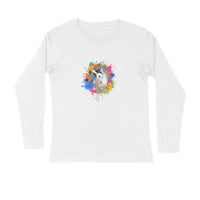 Stepevoli Clothing - Full Sleeves Round Neck (Men) - Splashes Of Joy Puppy (7 Colours)