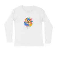 Stepevoli Clothing - Full Sleeves Round Neck (Men) - Splishy Splashy Cat (7 Colours)