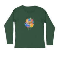 Stepevoli Clothing - Full Sleeves Round Neck (Men) - Splishy Splashy Cat (7 Colours)