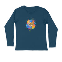 Stepevoli Clothing - Full Sleeves Round Neck (Men) - Splishy Splashy Cat (7 Colours)